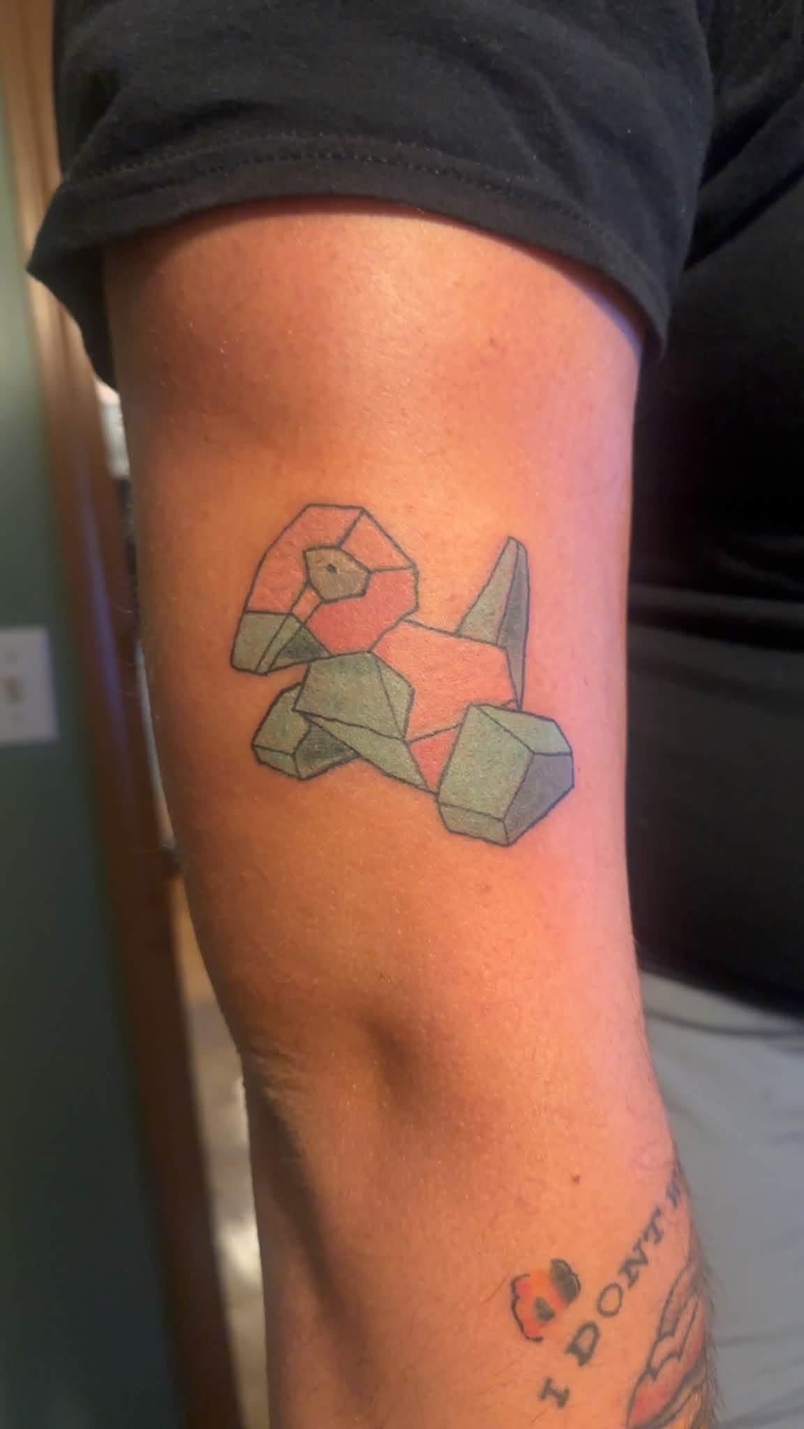 Custom lettering tattoo