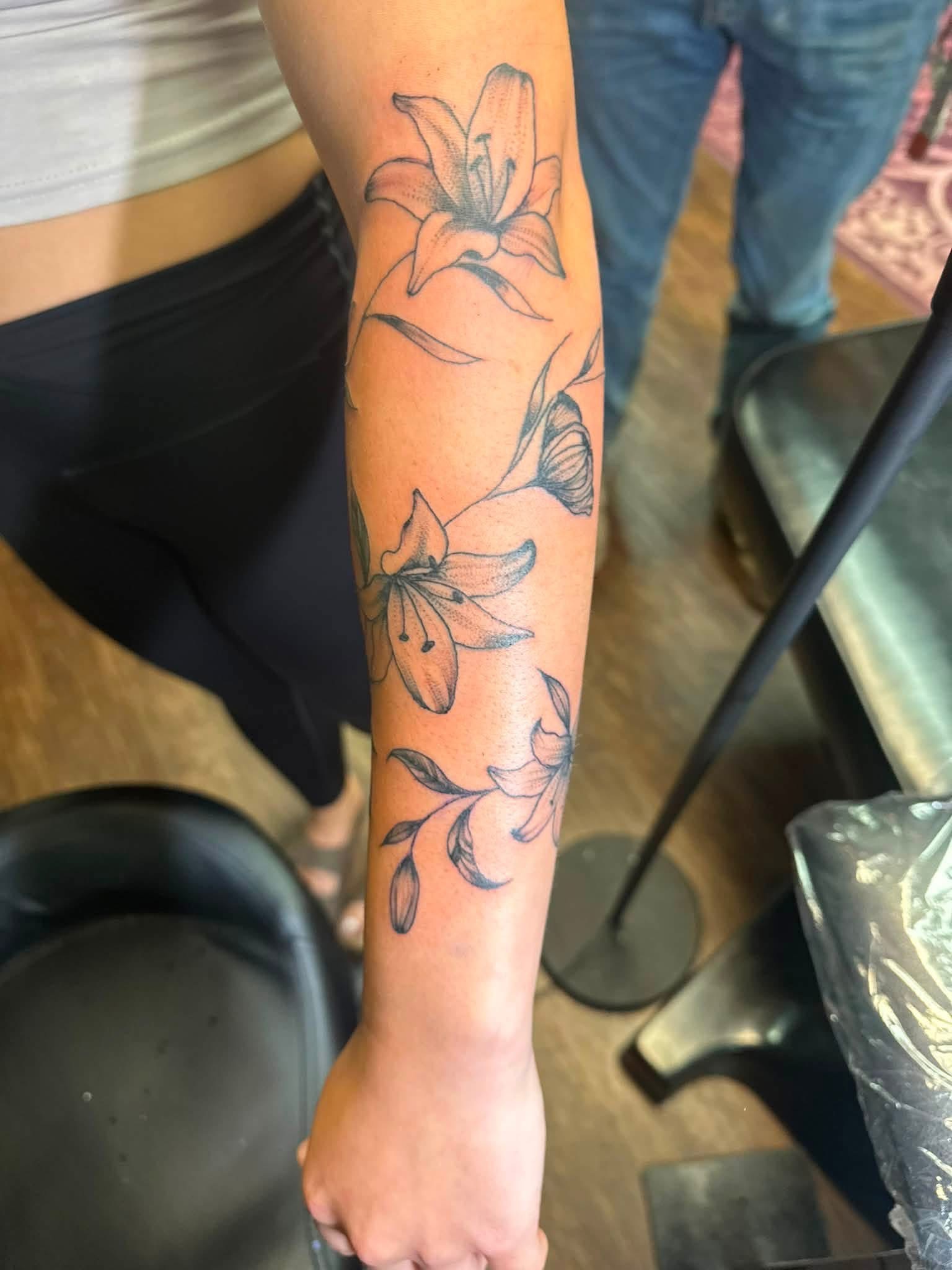 Lilies tattoo