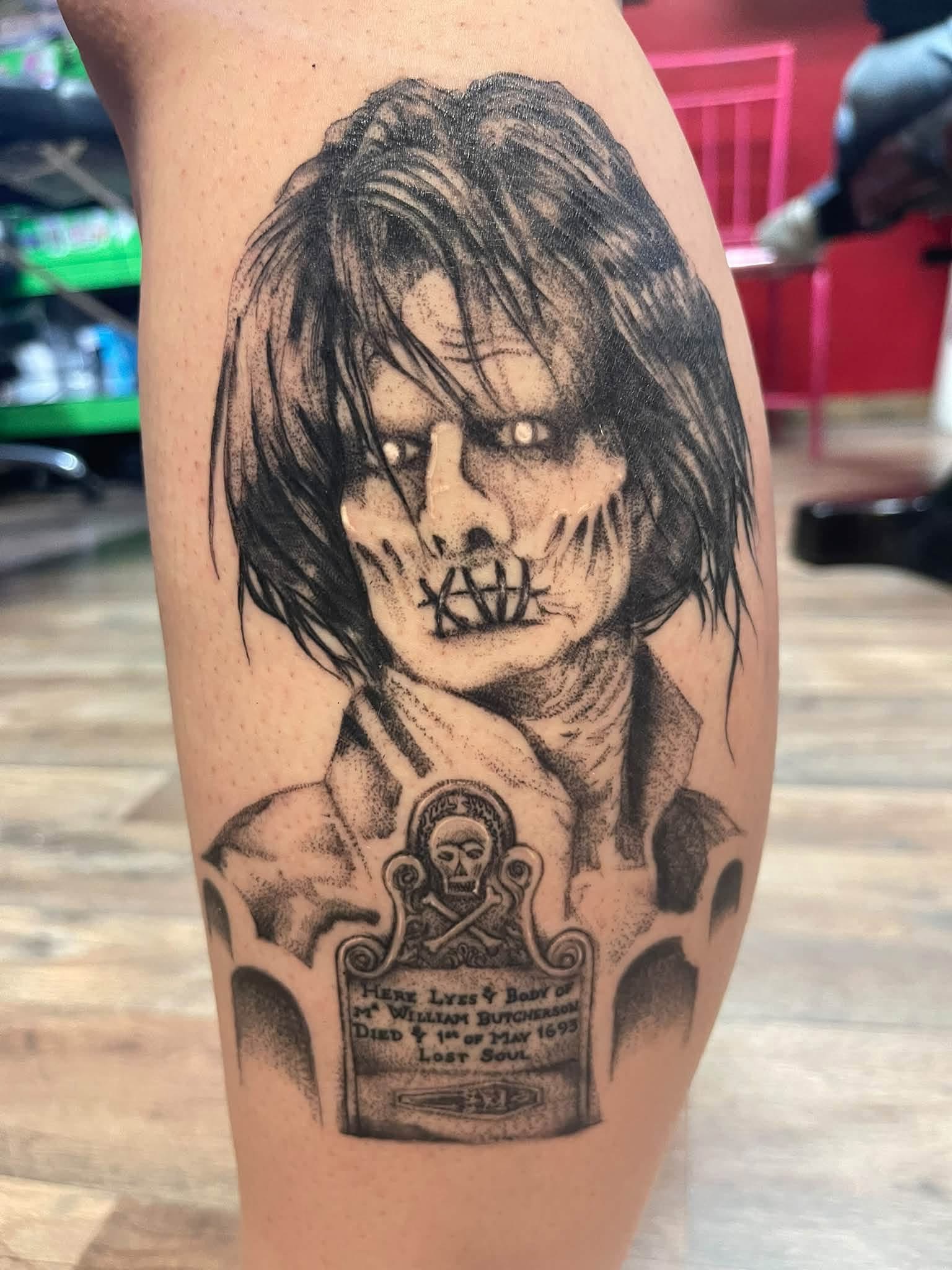 William Butcherson memorial tattoo